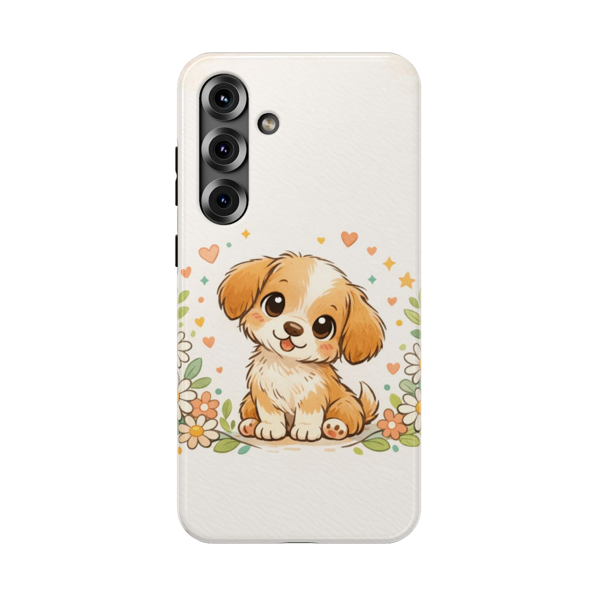 Whimsical Pup Delight Phone Case - Samsung Galaxy S25 Plus