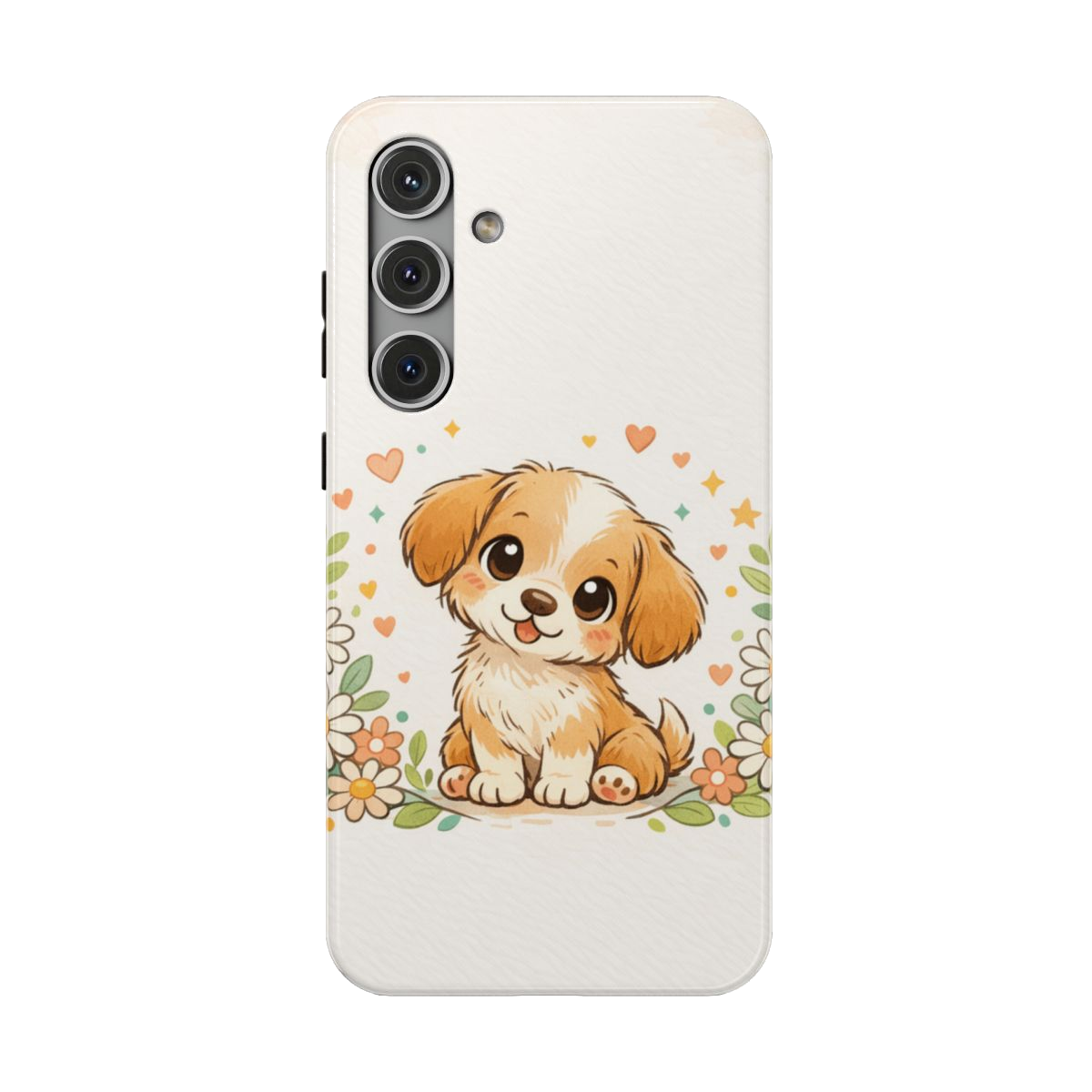Whimsical Pup Delight Phone Case - Samsung Galaxy S24 Plus