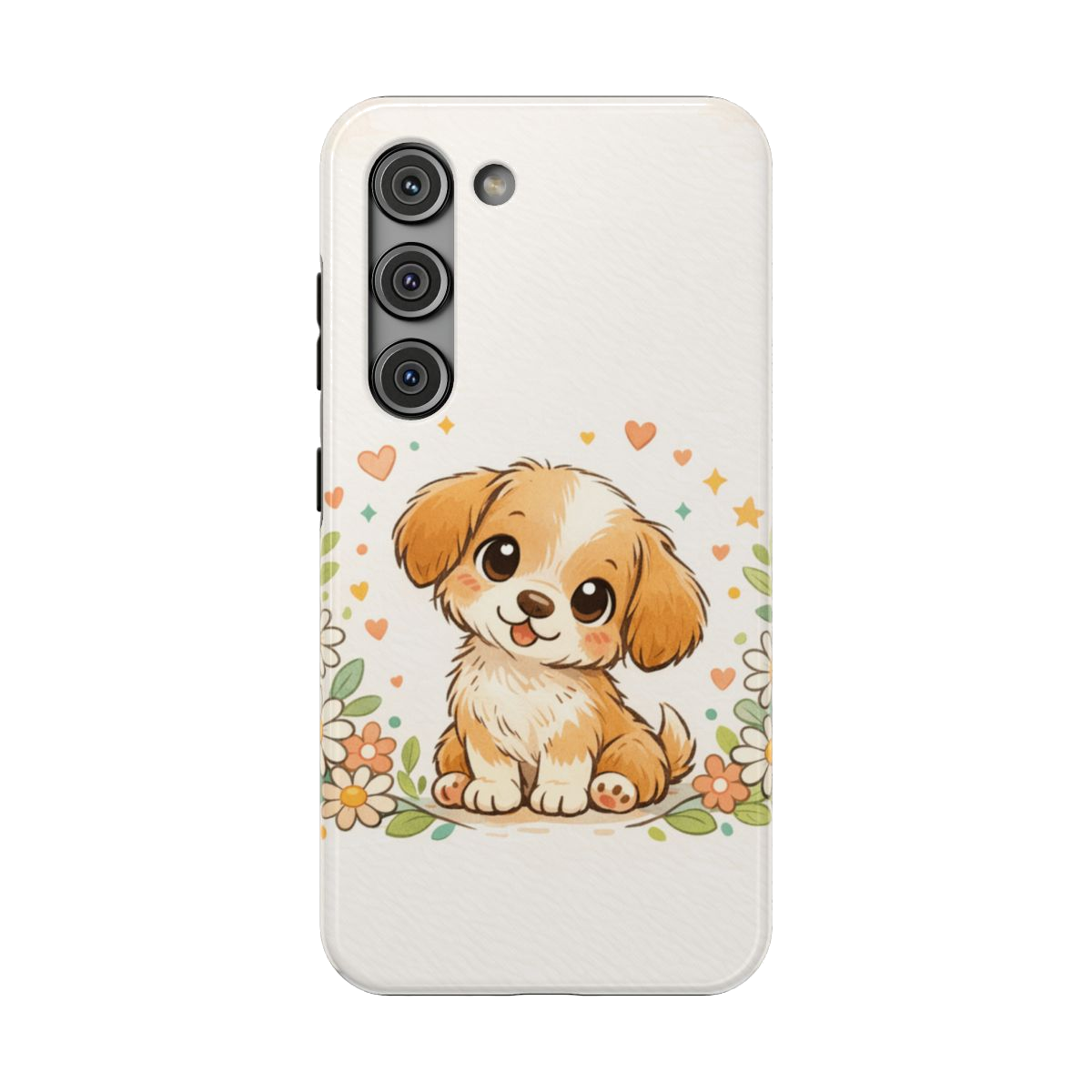 Whimsical Pup Delight Phone Case - Samsung Galaxy S23