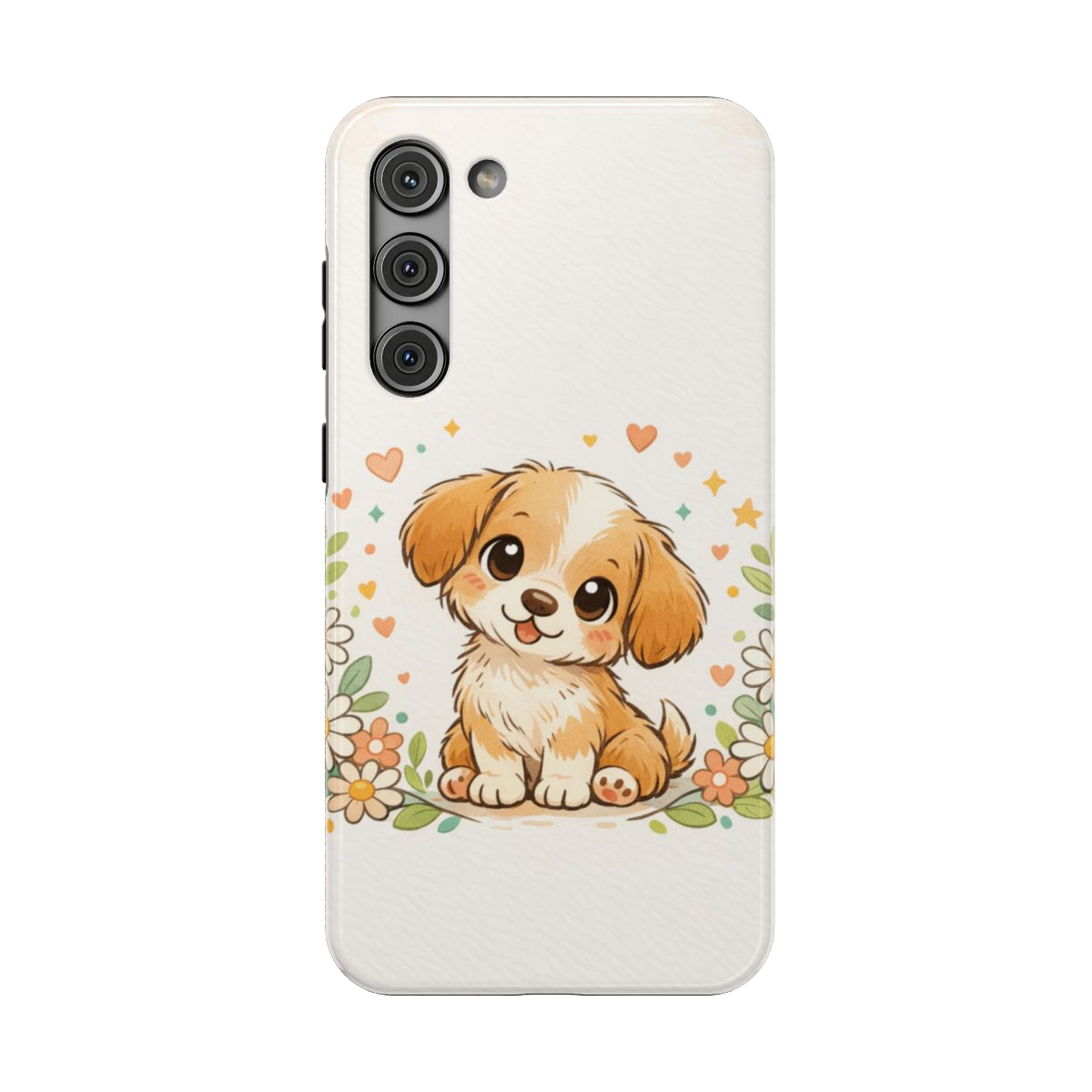 Whimsical Pup Delight Phone Case - Samsung Galaxy S23 Plus