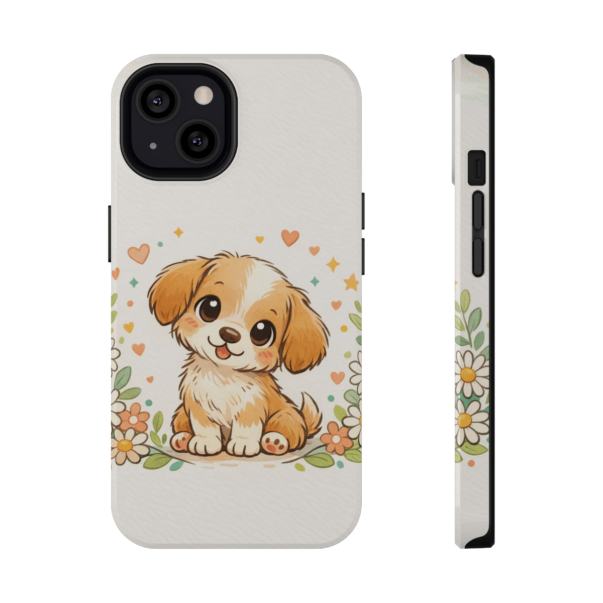 Whimsical Pup Delight Phone Case - iPhone 13