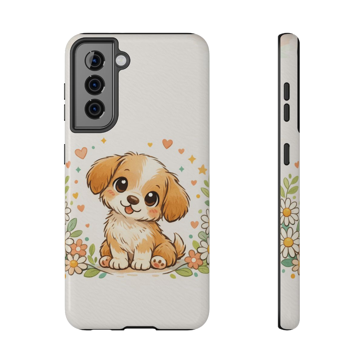 Whimsical Pup Delight Phone Case - Samsung Galaxy S21