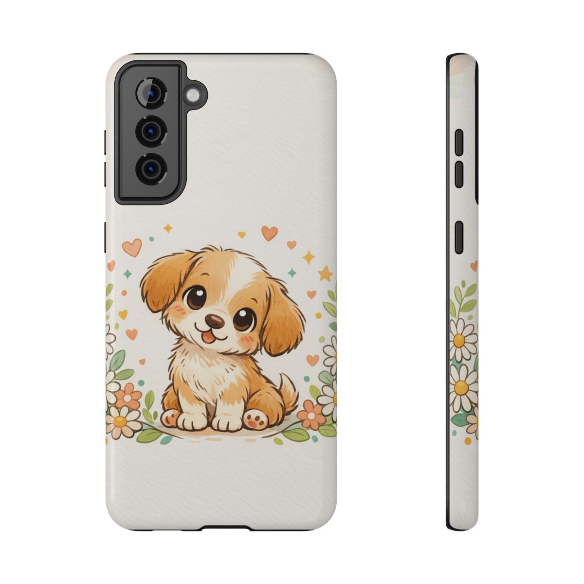 Whimsical Pup Delight Phone Case - Samsung Galaxy S21 Plus