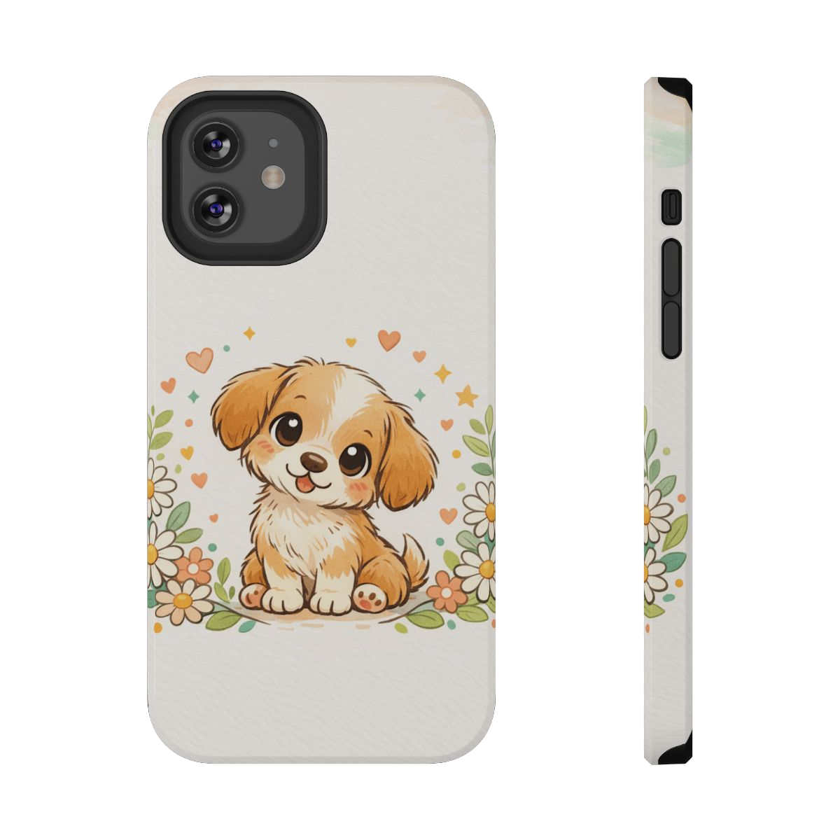 Whimsical Pup Delight Phone Case - iPhone 12