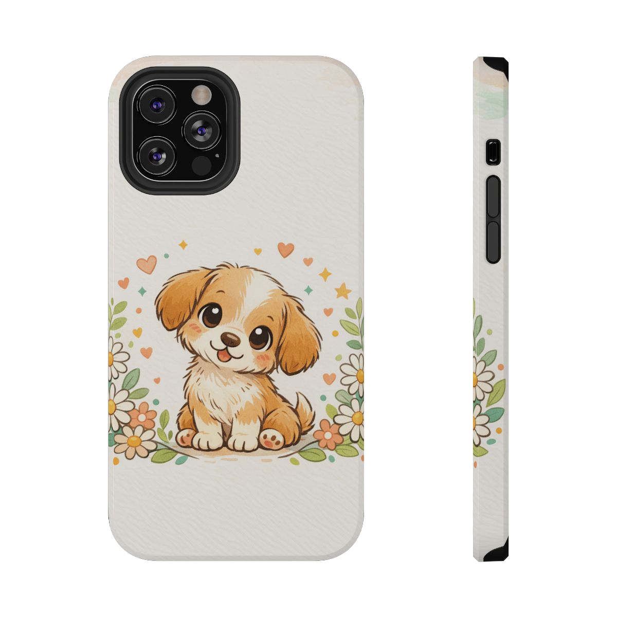 Whimsical Pup Delight Phone Case - iPhone 12 Pro