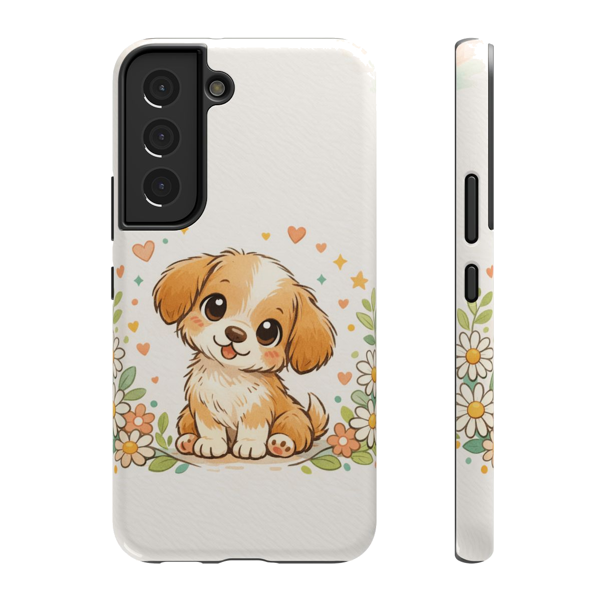 Whimsical Pup Delight Phone Case - Samsung Galaxy S22