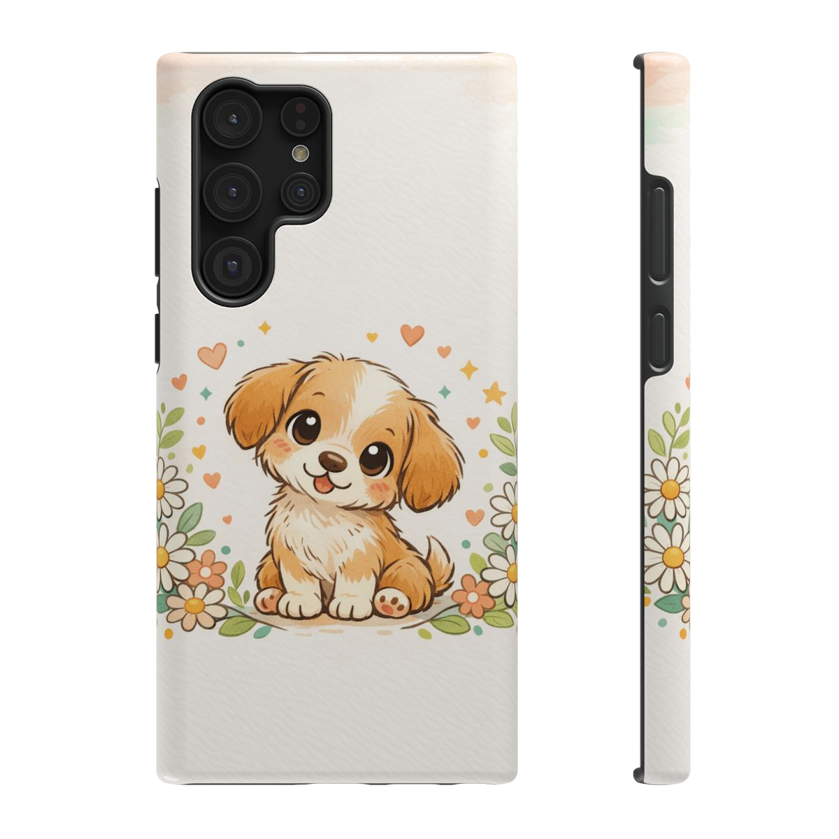 Whimsical Pup Delight Phone Case - Samsung Galaxy S22 Ultra