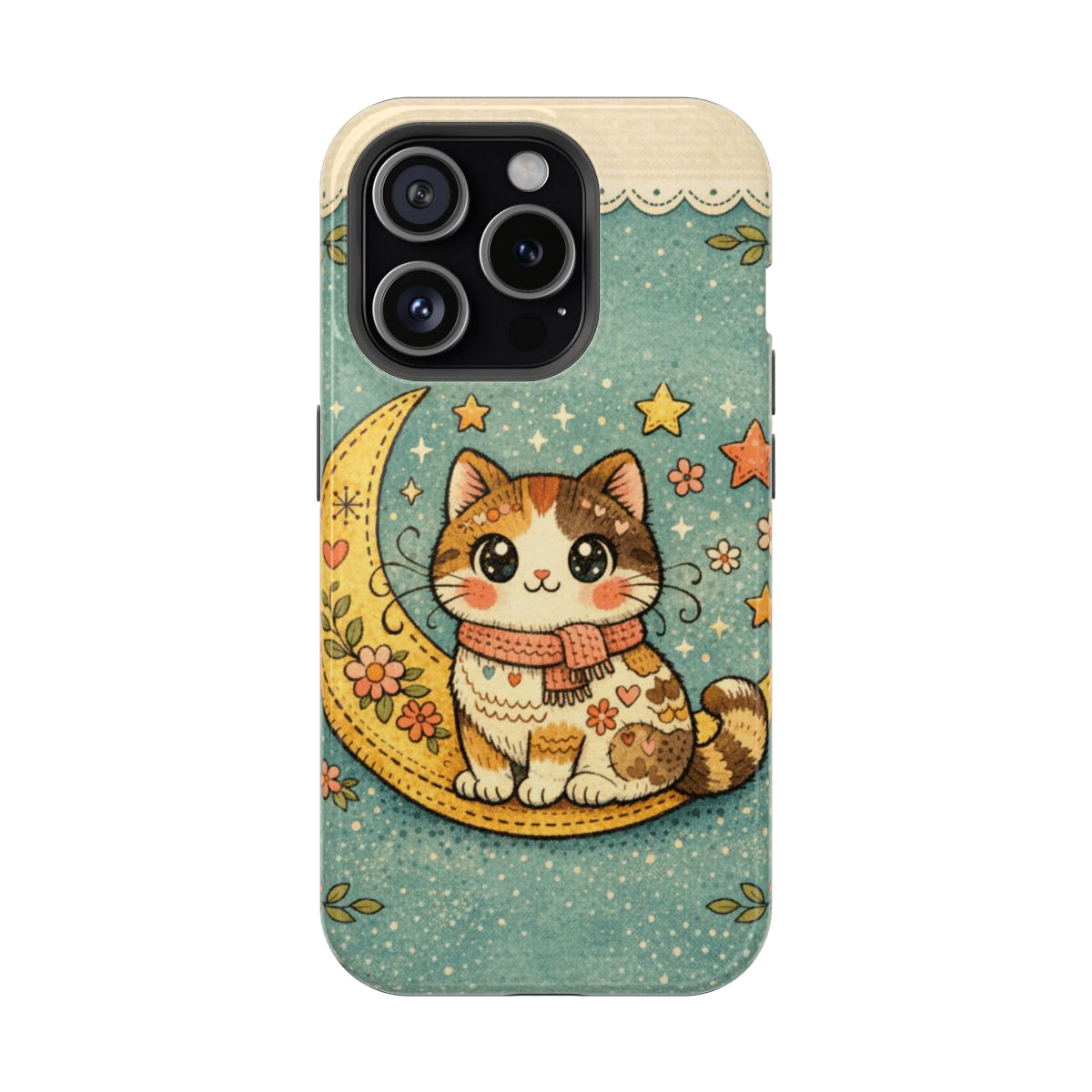 Celestial Cuddle Cat Phone Case - iPhone 15 Pro