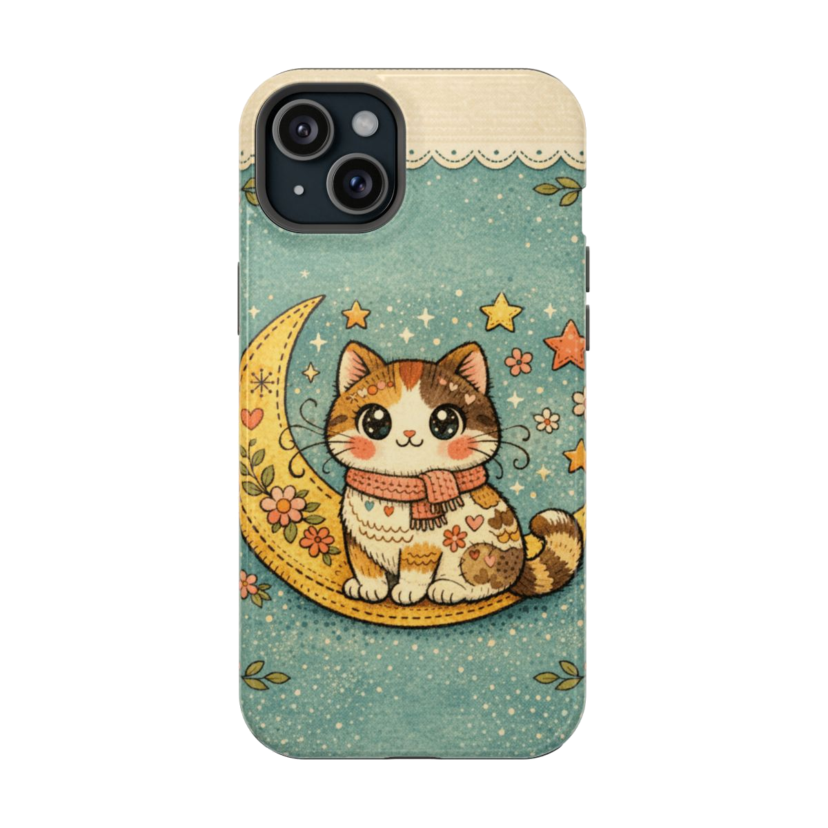 Celestial Cuddle Cat Phone Case - iPhone 15 Plus