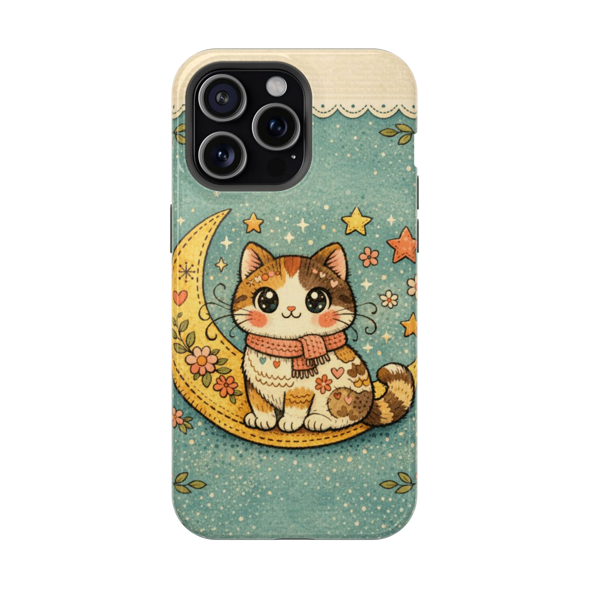 Celestial Cuddle Cat Phone Case - iPhone 15 Pro Max