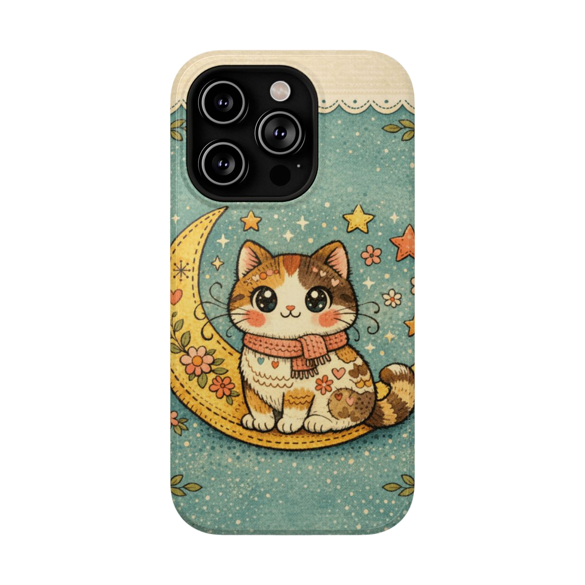 Celestial Cuddle Cat Phone Case - iPhone 14 Pro