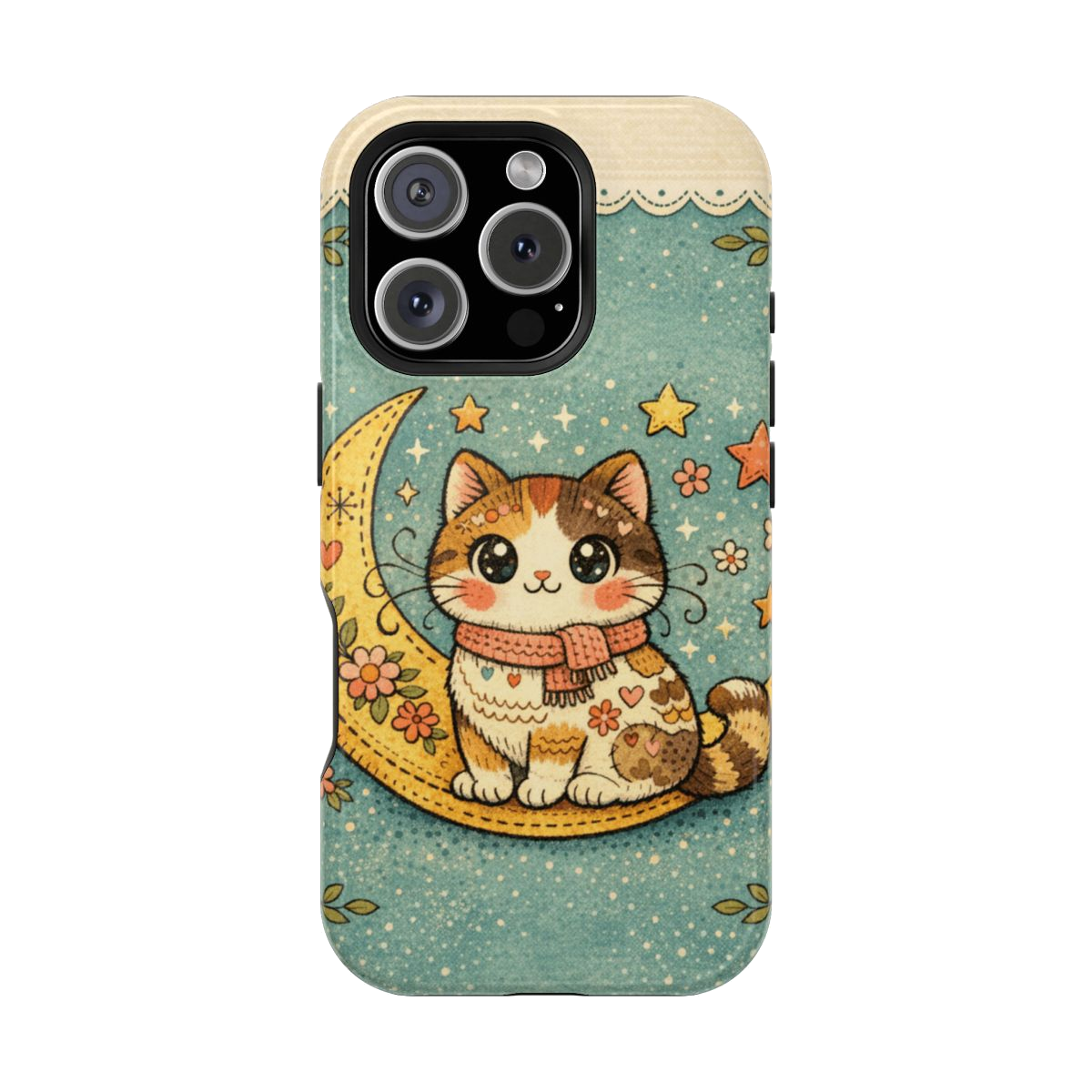 Celestial Cuddle Cat Phone Case - iPhone 16 Pro