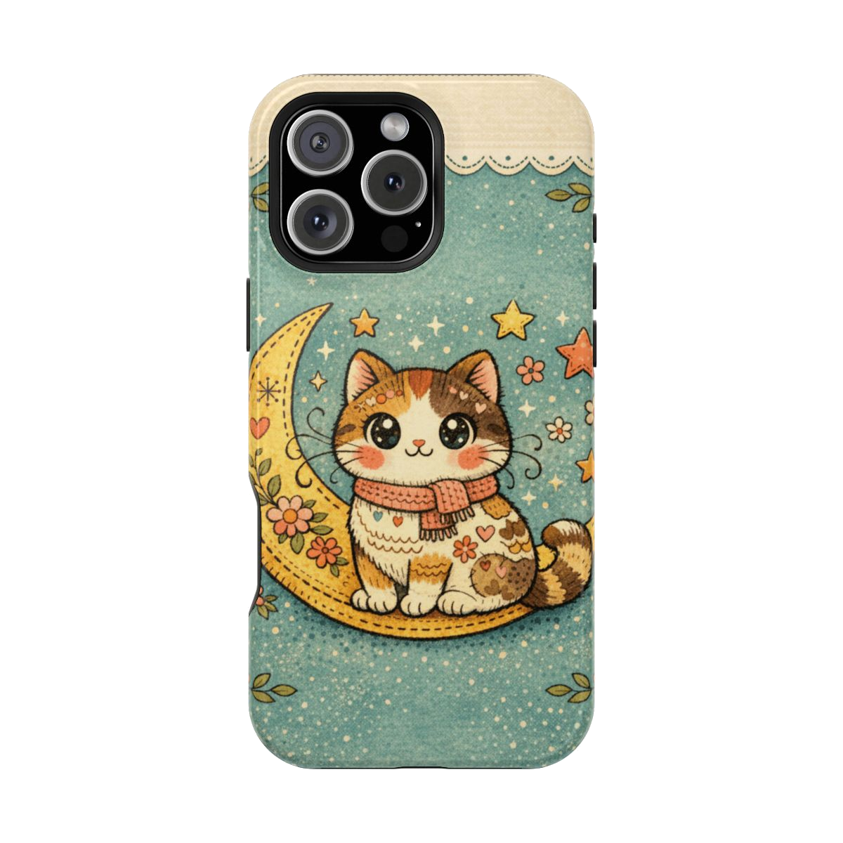 Celestial Cuddle Cat Phone Case - iPhone 16 Pro Max