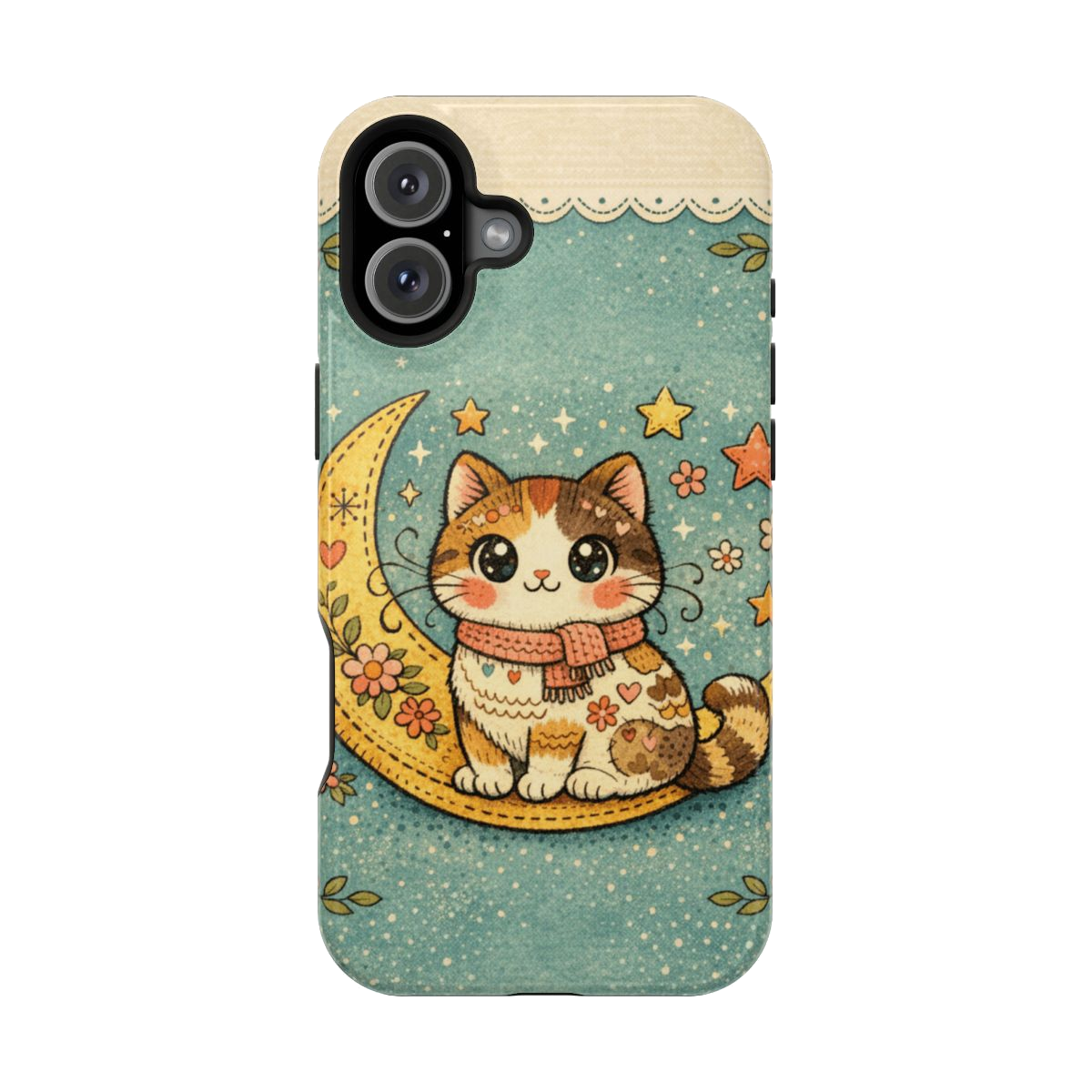 Celestial Cuddle Cat Phone Case - iPhone 16 Plus