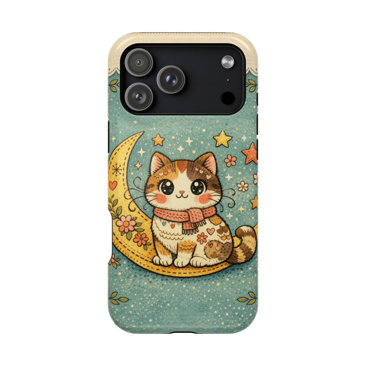 Celestial Cuddle Cat Phone Case - iPhone 17 Pro Max