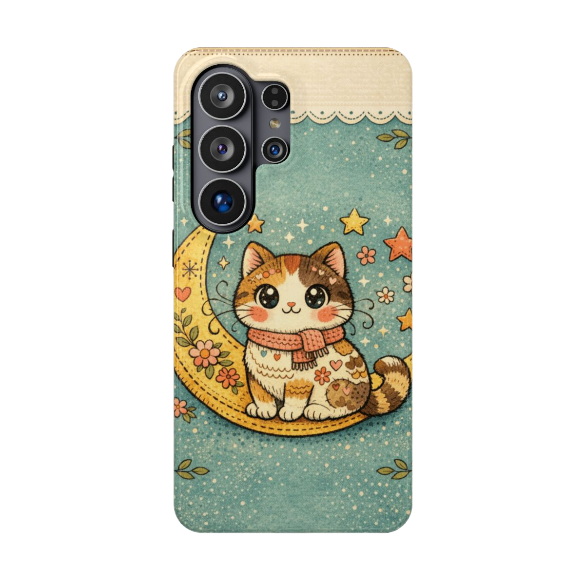 Celestial Cuddle Cat Phone Case - Samsung Galaxy S26 Ultra