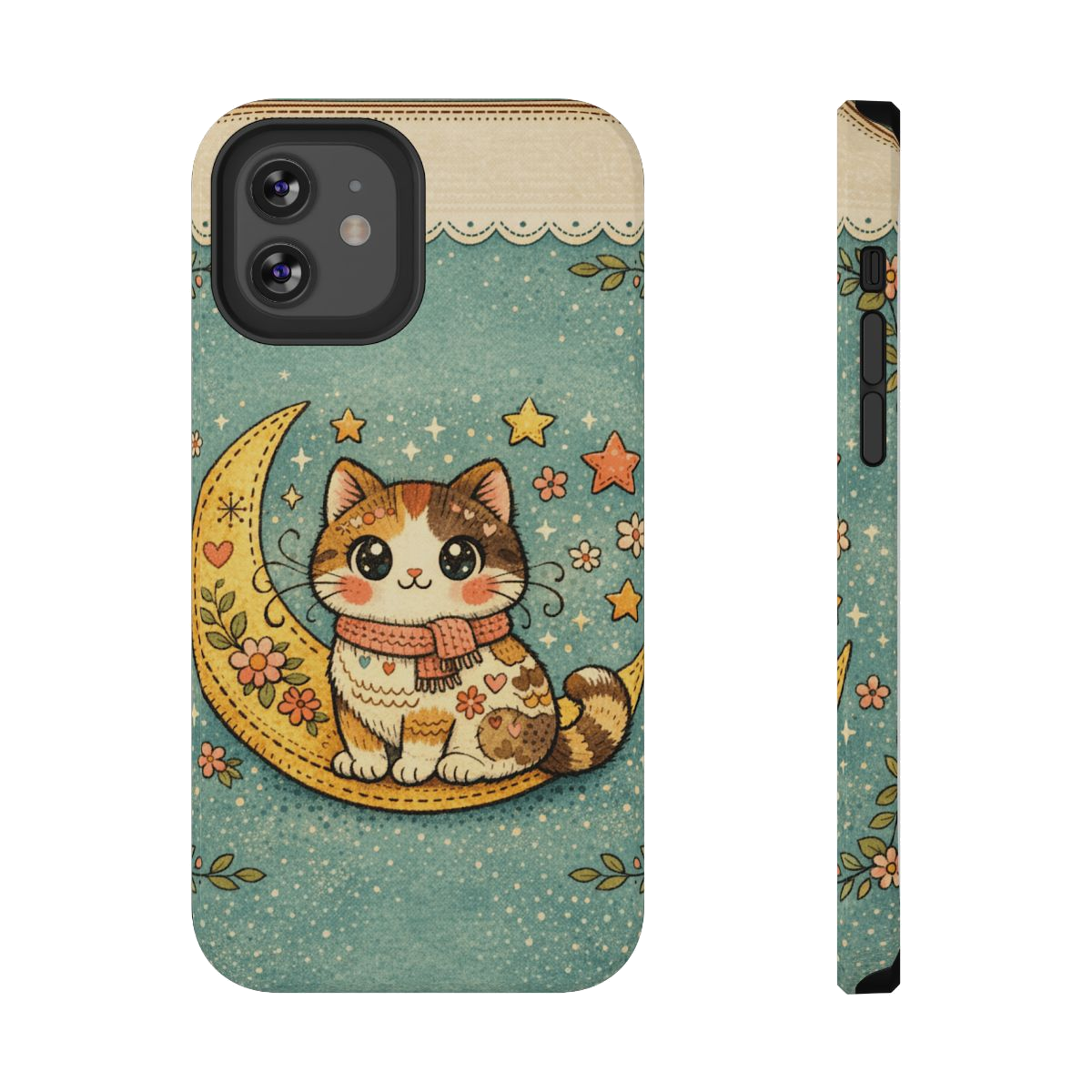 Celestial Cuddle Cat Phone Case - iPhone 12