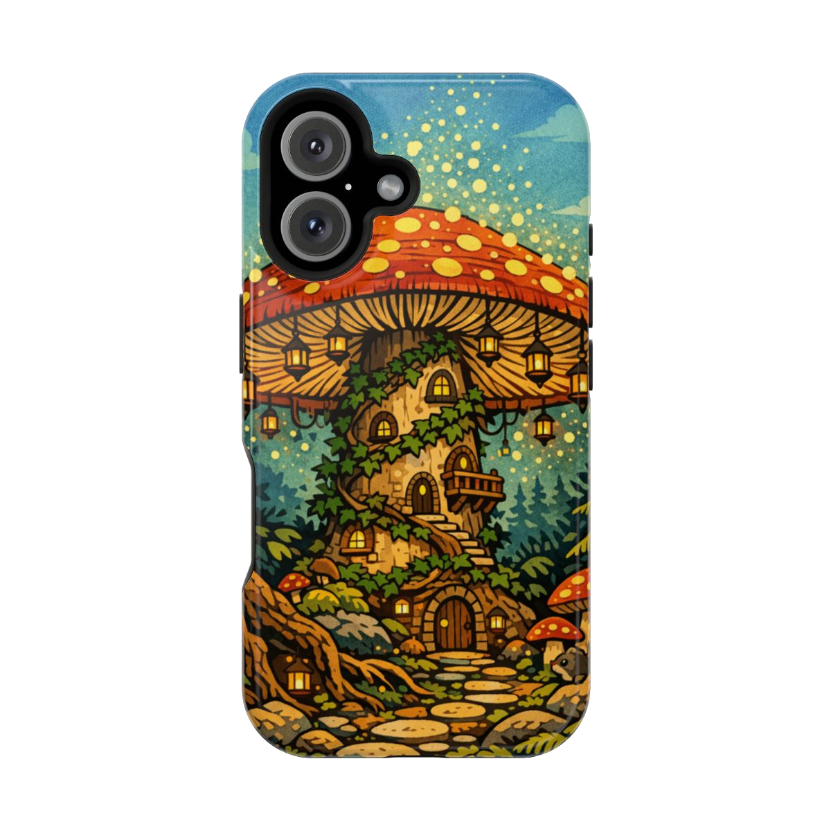 Enchanted Mushroom Haven Magnetic Phone Case - iPhone 16