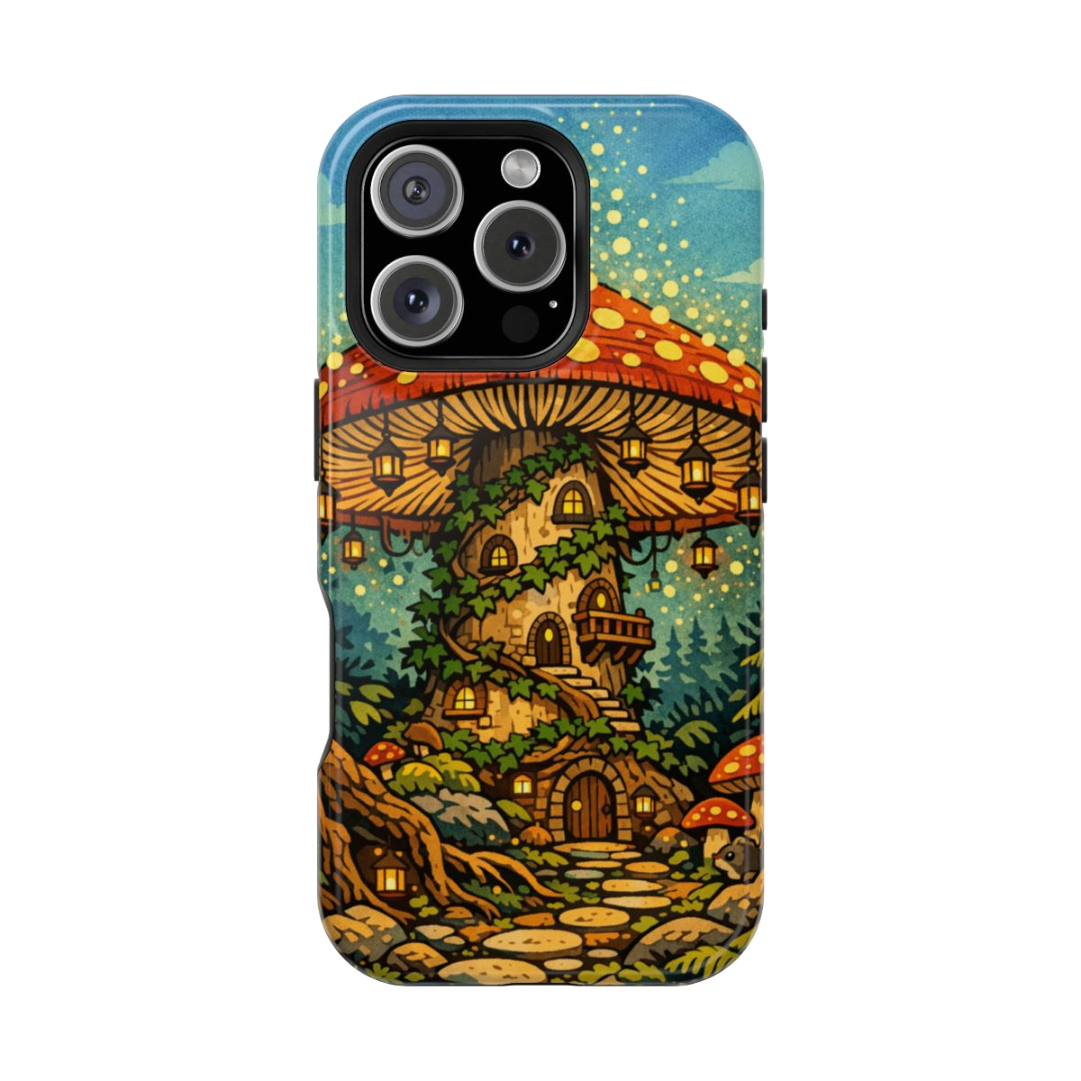 Enchanted Mushroom Haven Magnetic Phone Case - iPhone 16 Pro