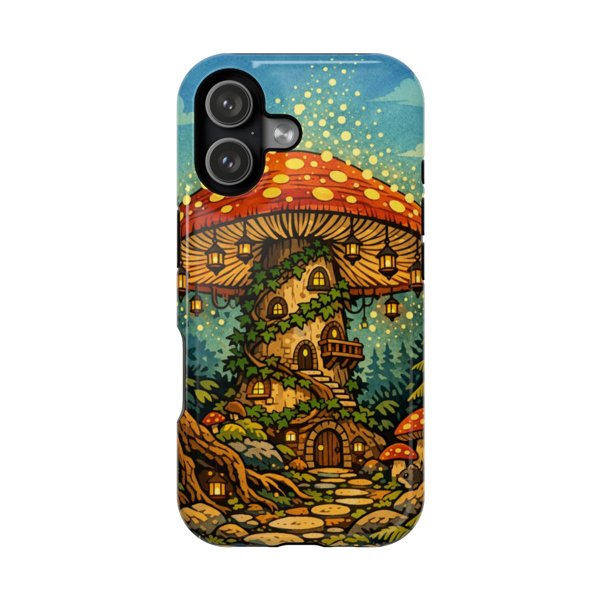 Enchanted Mushroom Haven Magnetic Phone Case - iPhone 17