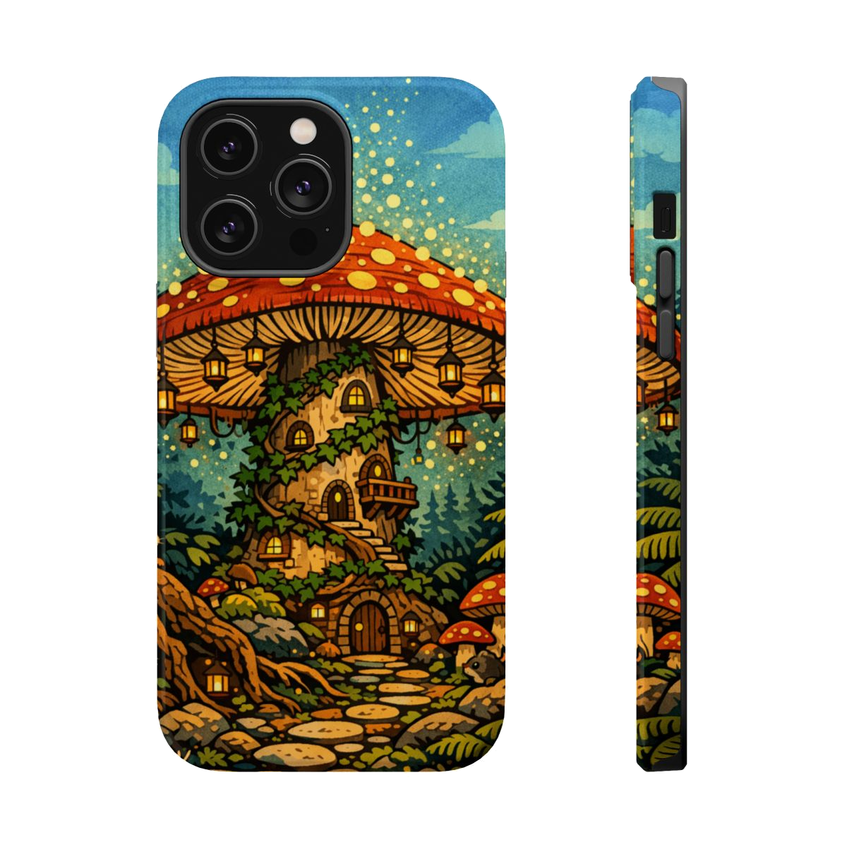 Enchanted Mushroom Haven Magnetic Phone Case - iPhone 14 Pro Max