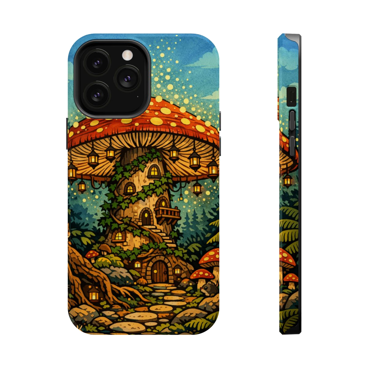 Enchanted Mushroom Haven Magnetic Phone Case - iPhone 13 Pro Max