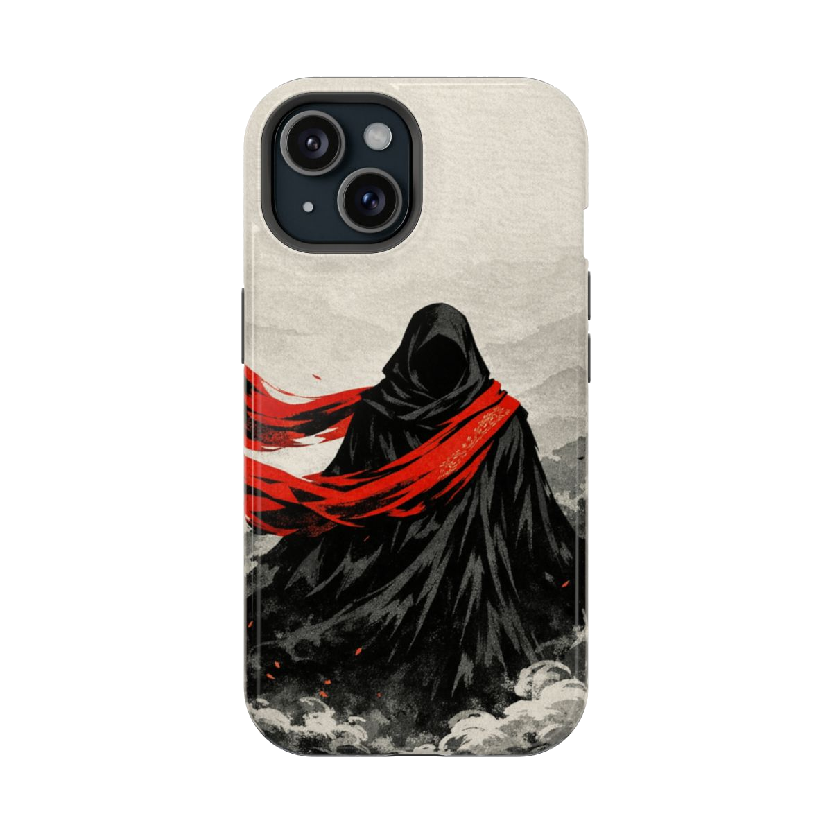 Crimson Veil Essence Magnetic Phone Case - iPhone 15