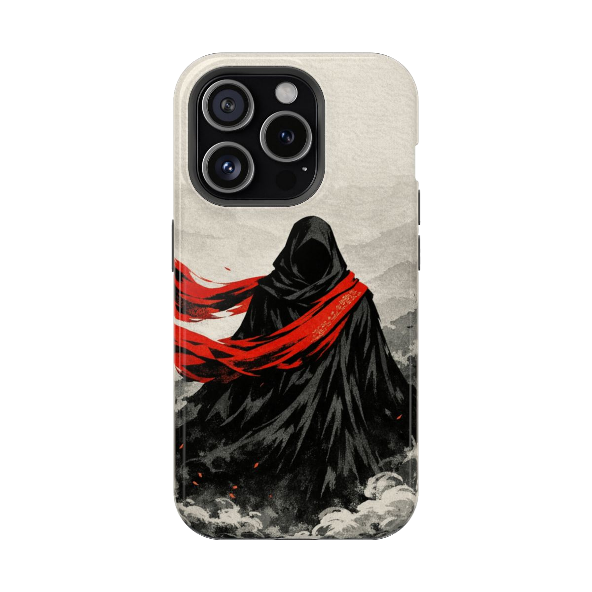 Crimson Veil Essence Magnetic Phone Case - iPhone 15 Pro