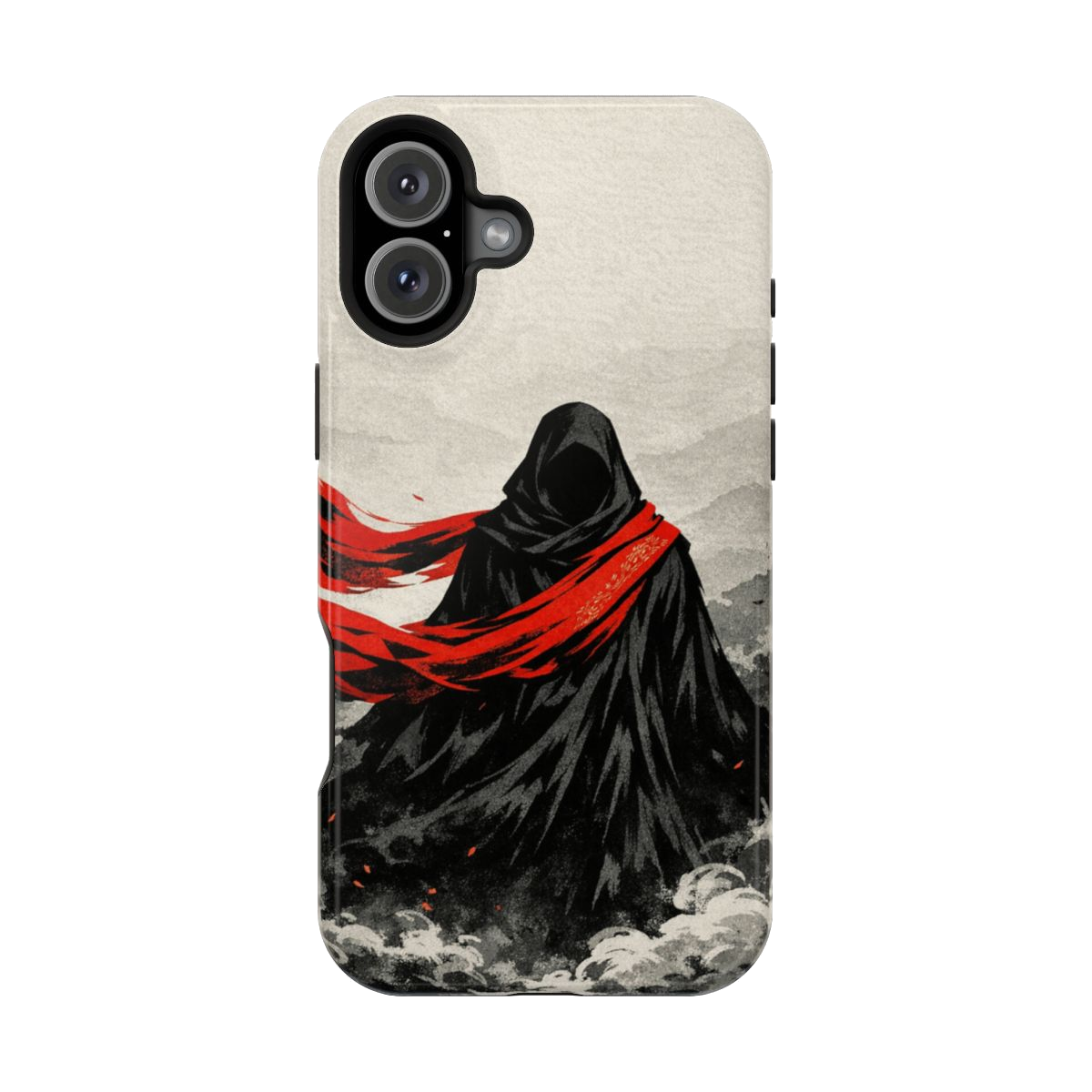 Crimson Veil Essence Magnetic Phone Case - iPhone 16 Plus