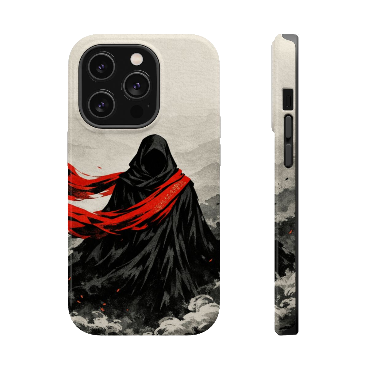 Crimson Veil Essence Magnetic Phone Case - iPhone 14 Pro