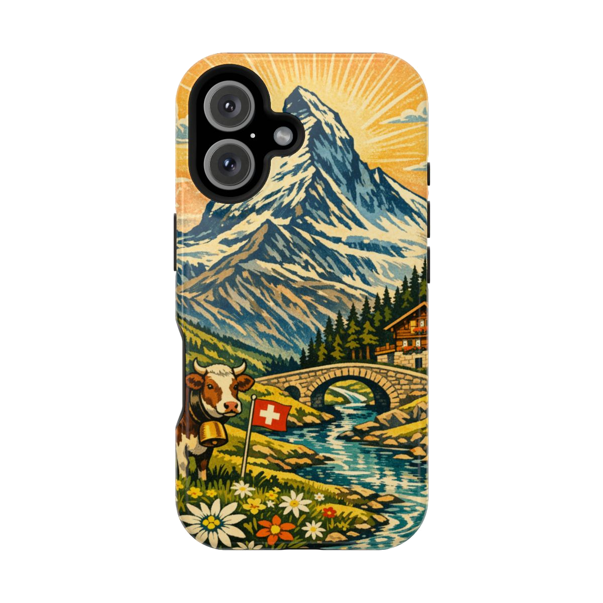 Alpine Adventure Art Magnetic Phone Case - iPhone 16