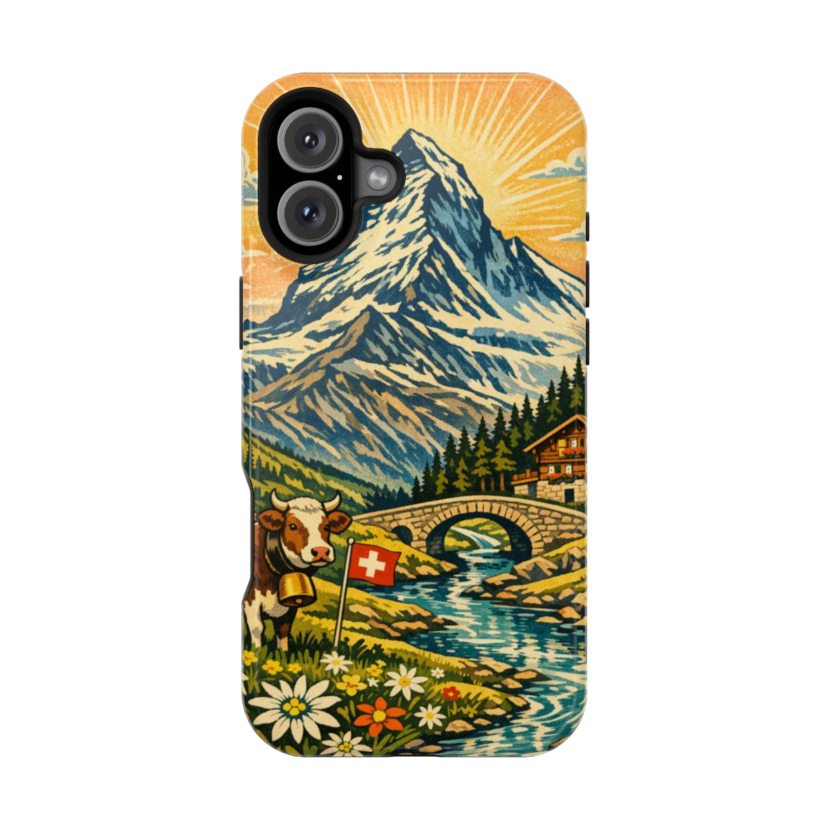 Alpine Adventure Art Magnetic Phone Case - iPhone 16 Plus