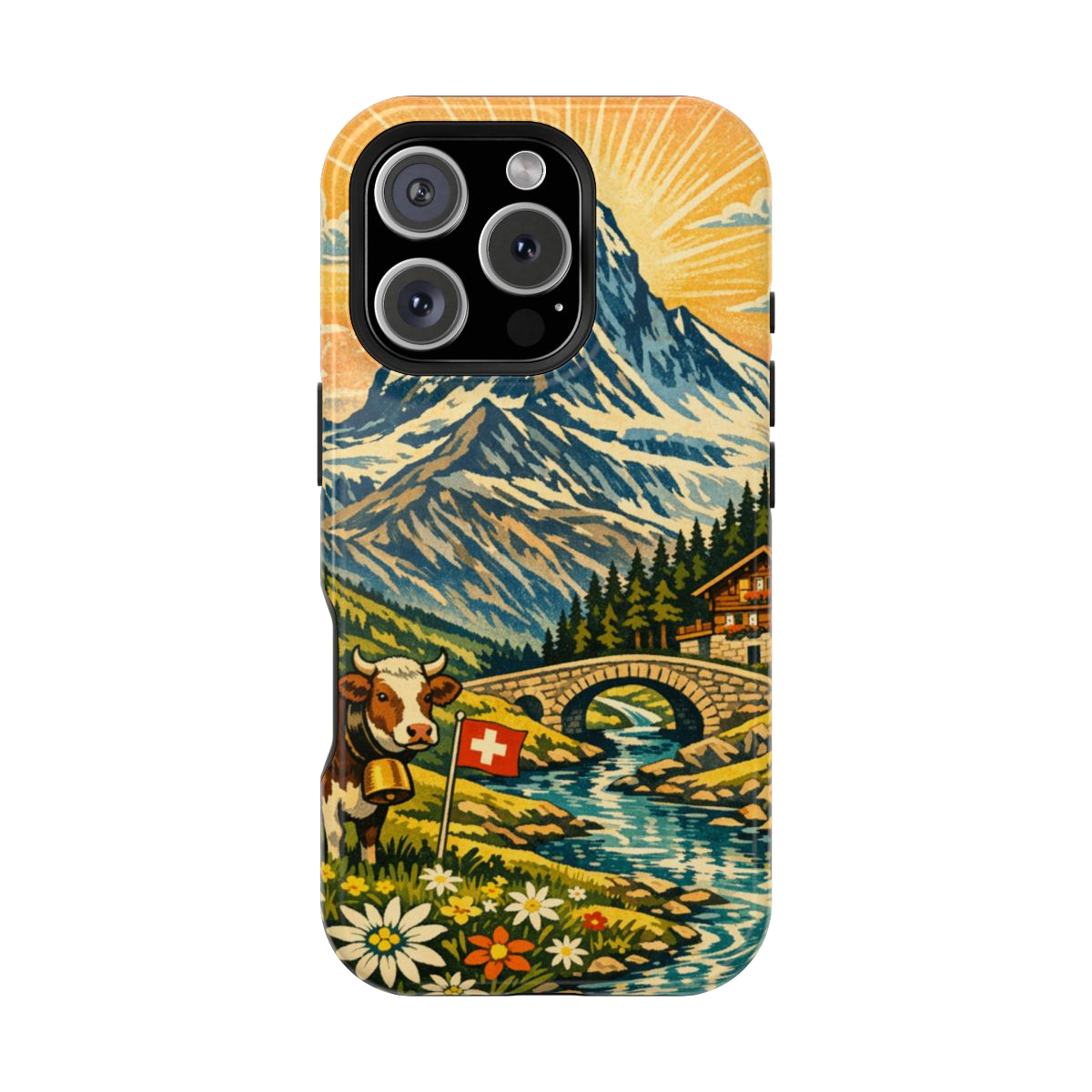 Alpine Adventure Art Magnetic Phone Case - iPhone 16 Pro