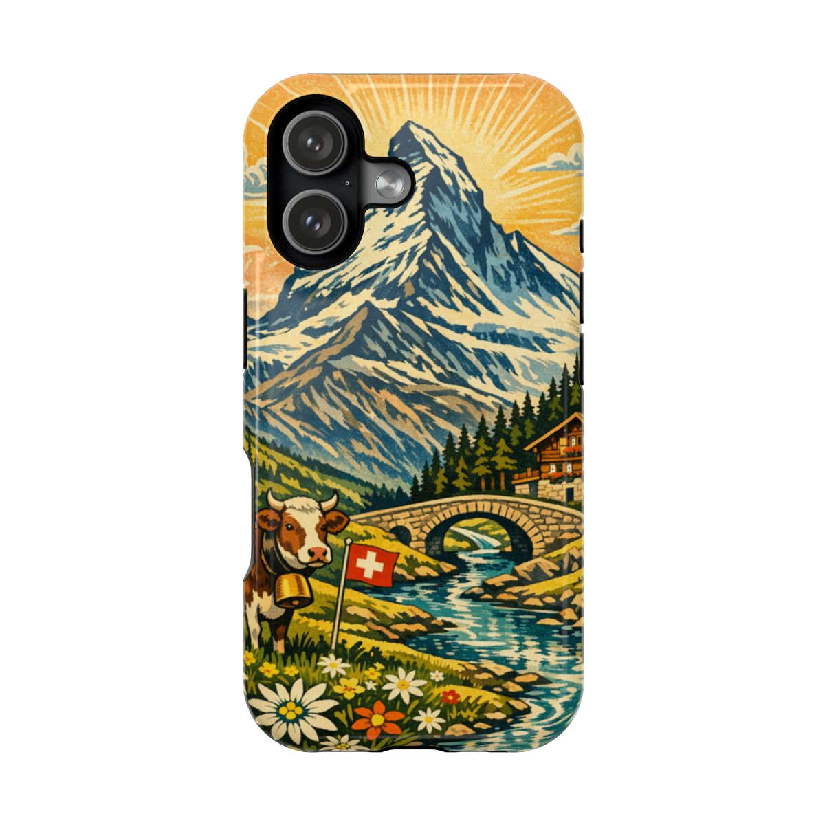 Alpine Adventure Art Magnetic Phone Case - iPhone 17