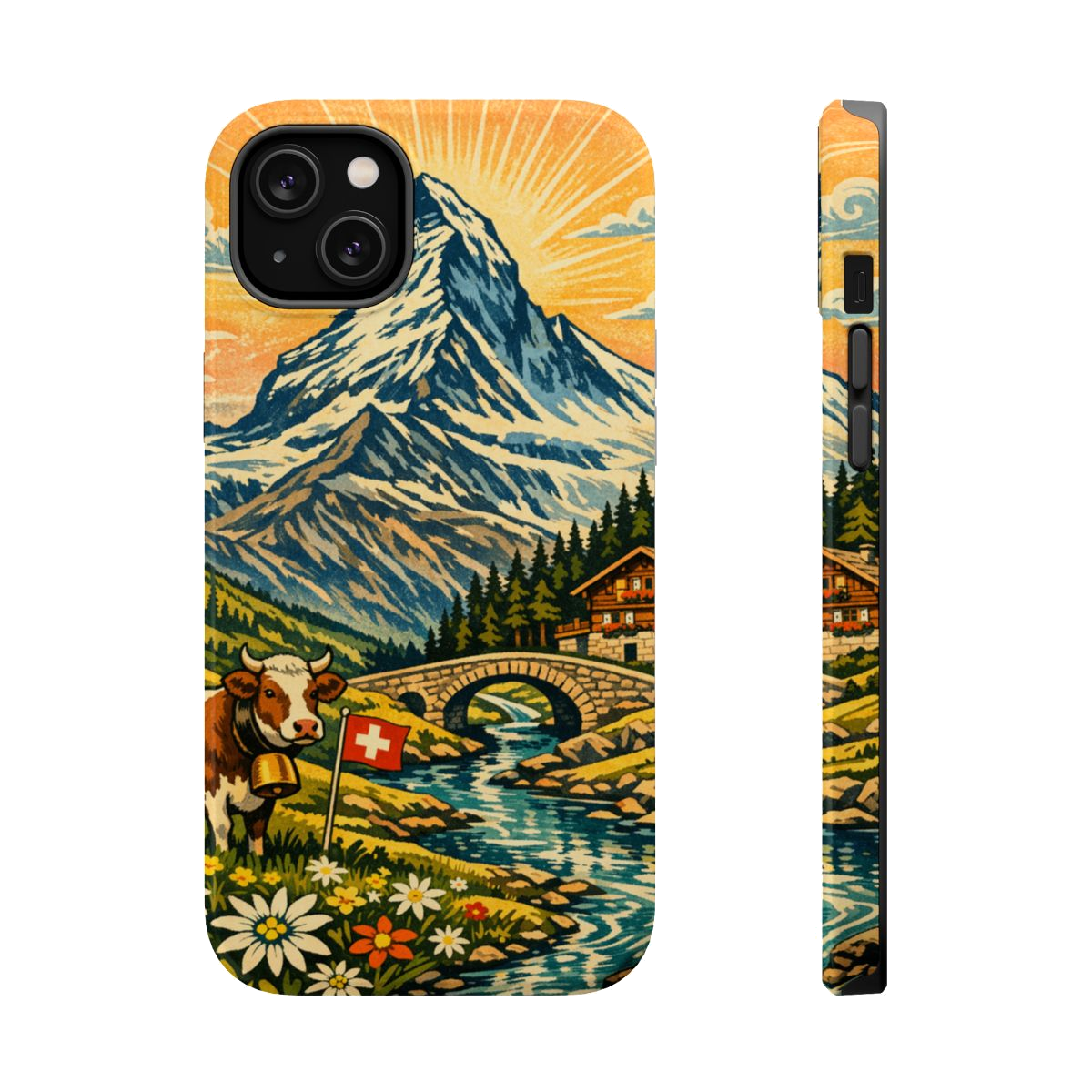 Alpine Adventure Art Magnetic Phone Case - iPhone 14 Plus