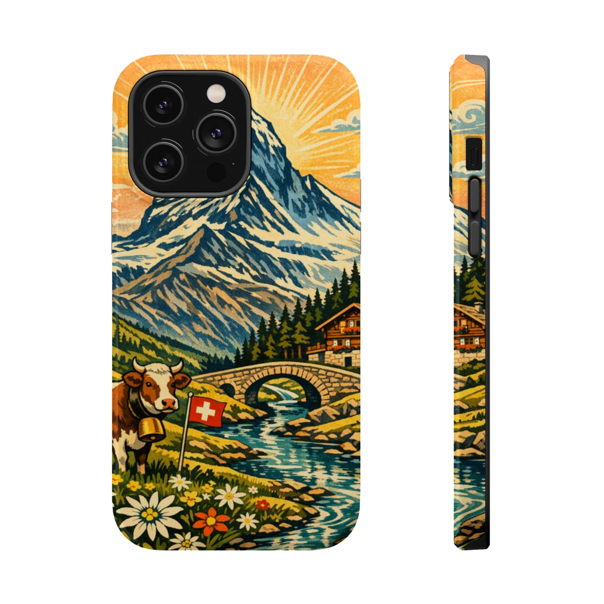 Alpine Adventure Art Magnetic Phone Case - iPhone 14 Pro Max