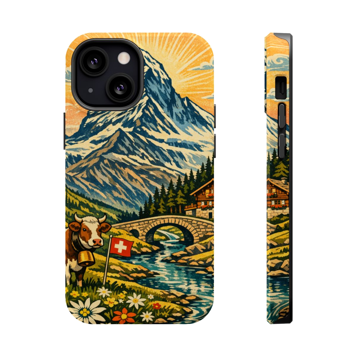Alpine Adventure Art Magnetic Phone Case - iPhone 13 Mini