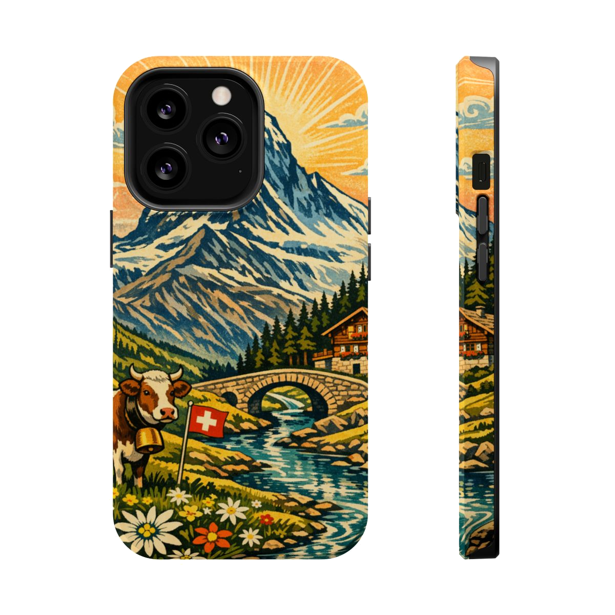 Alpine Adventure Art Magnetic Phone Case - iPhone 13 Pro