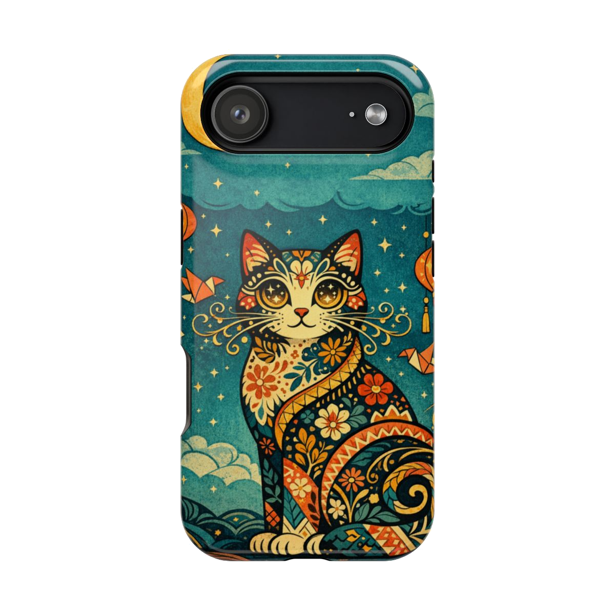 Celestial Cat Charm Magnetic Magnetic Phone Case - iPhone 17 Air