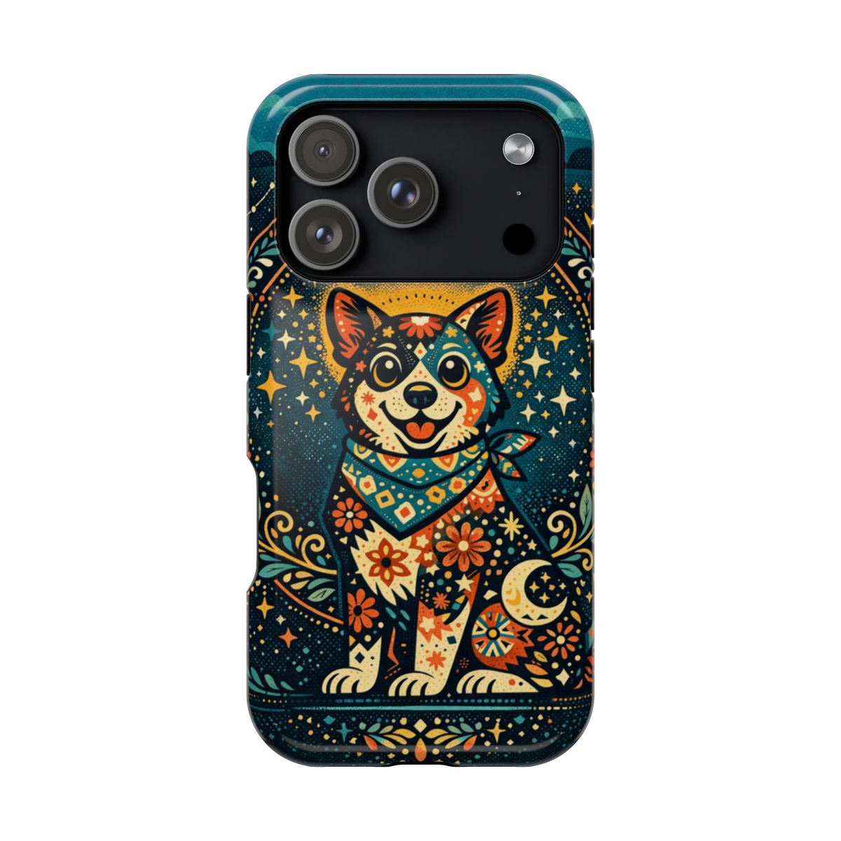 Playful Pup Illustration Magnetic Phone Case - iPhone 17 Pro