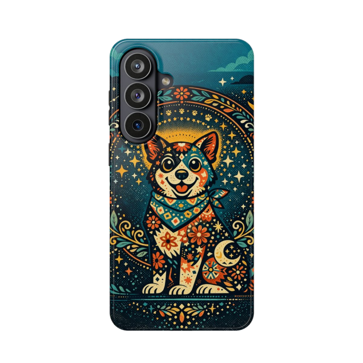 Playful Pup Illustration Magnetic Phone Case - Samsung Galaxy S26 Plus