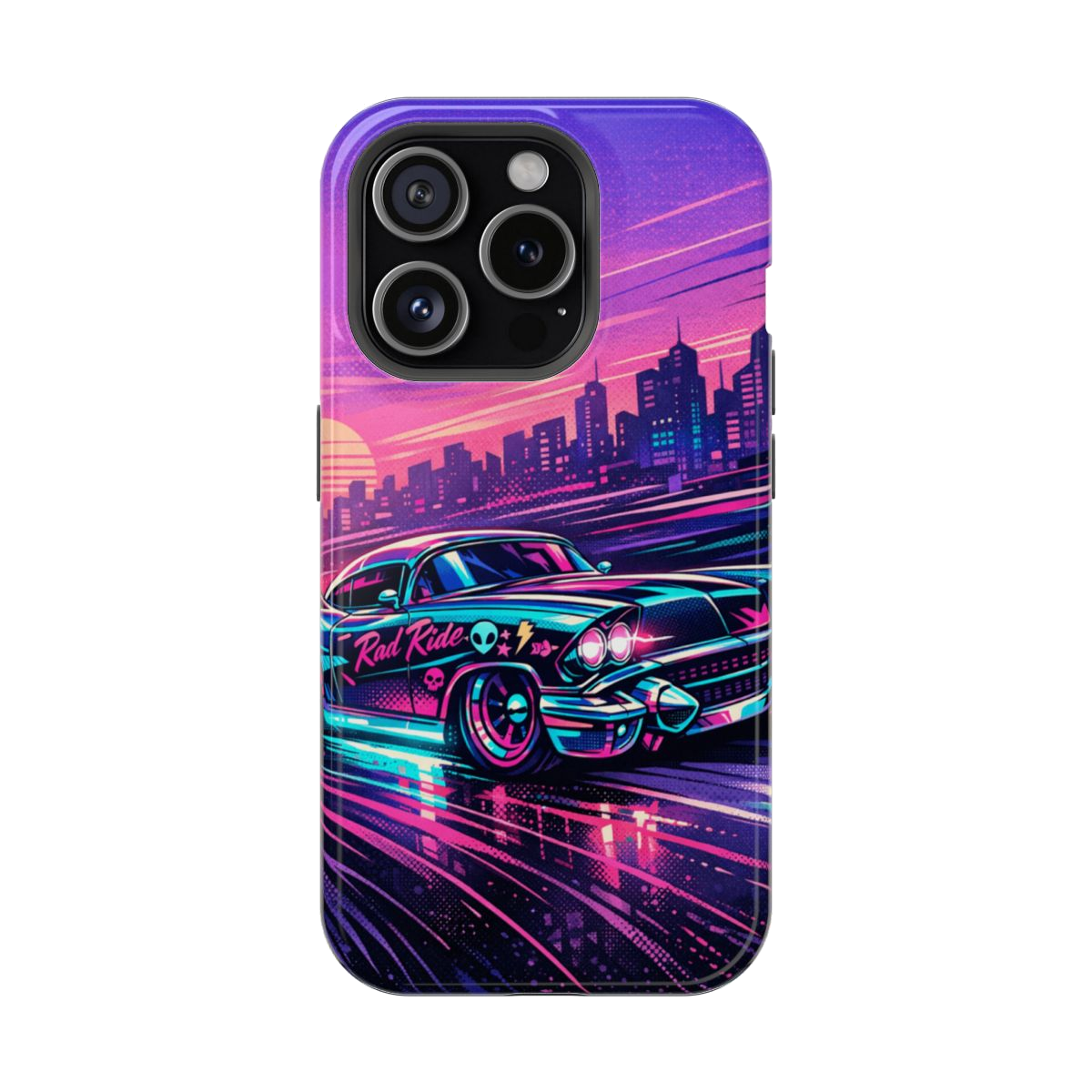 Neon Dream Machine Magnetic Magnetic Phone Case - iPhone 15 Pro