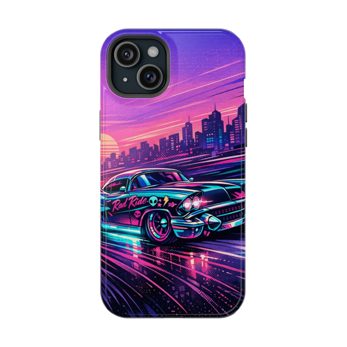 Neon Dream Machine Magnetic Magnetic Phone Case - iPhone 15 Plus