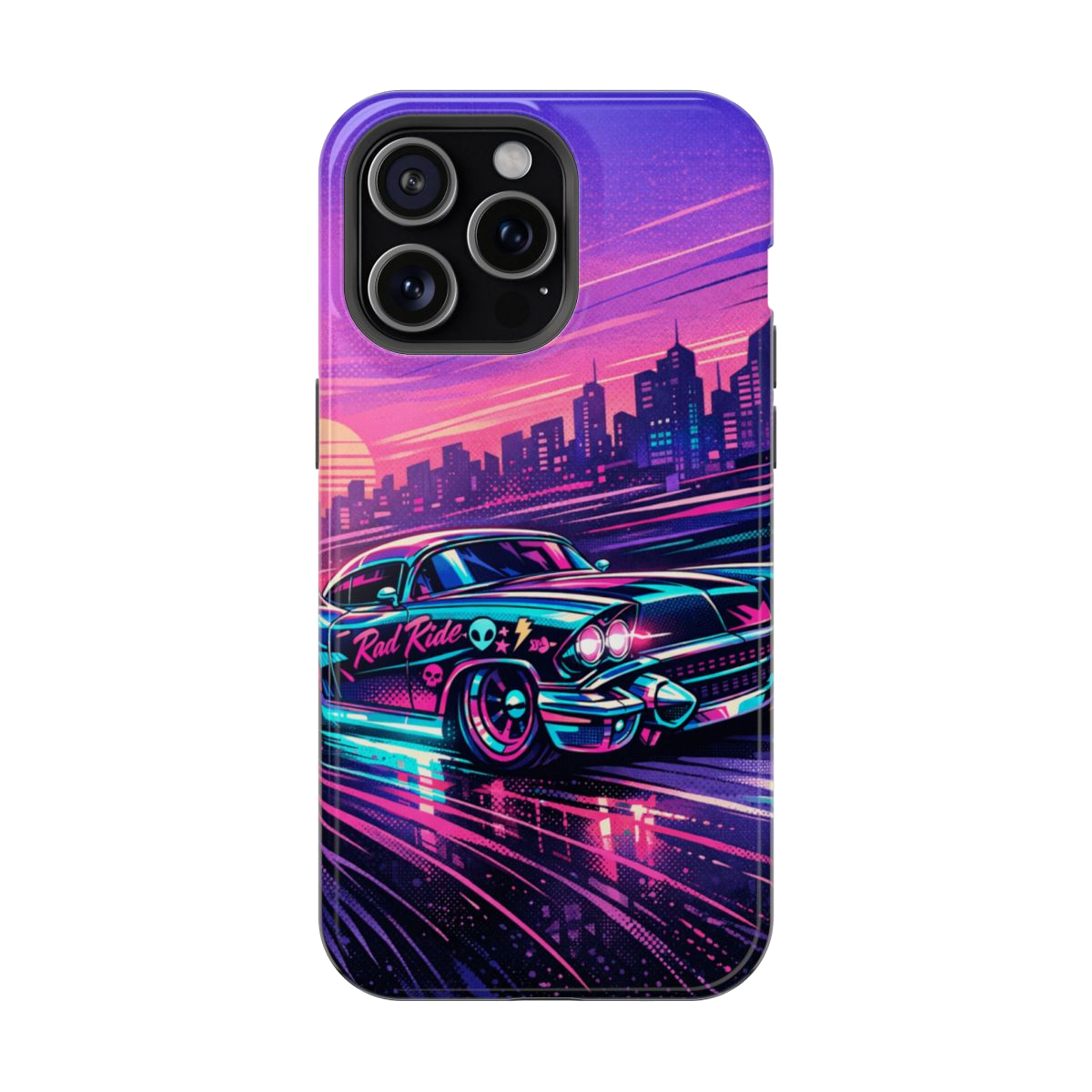 Neon Dream Machine Magnetic Magnetic Phone Case - iPhone 15 Pro Max
