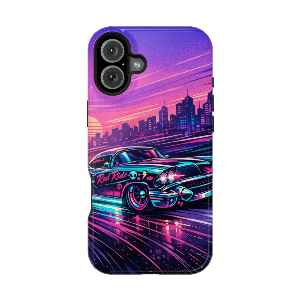 Neon Dream Machine Magnetic Magnetic Phone Case - iPhone 16 Plus
