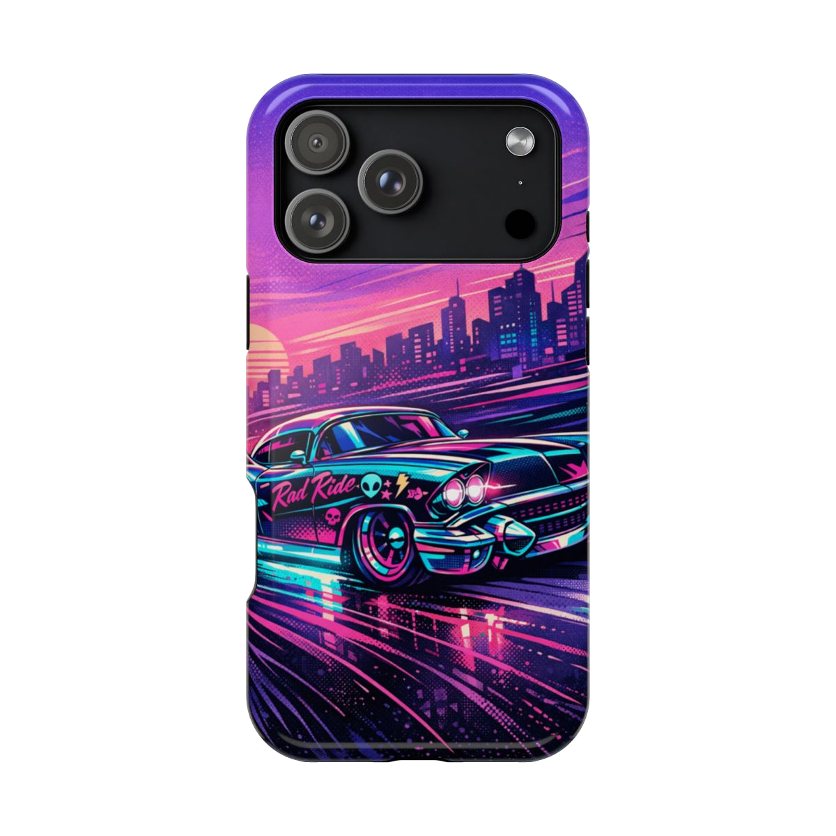 Neon Dream Machine Magnetic Magnetic Phone Case - iPhone 17 Pro Max