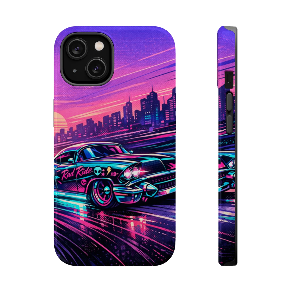 Neon Dream Machine Magnetic Magnetic Phone Case - iPhone 14
