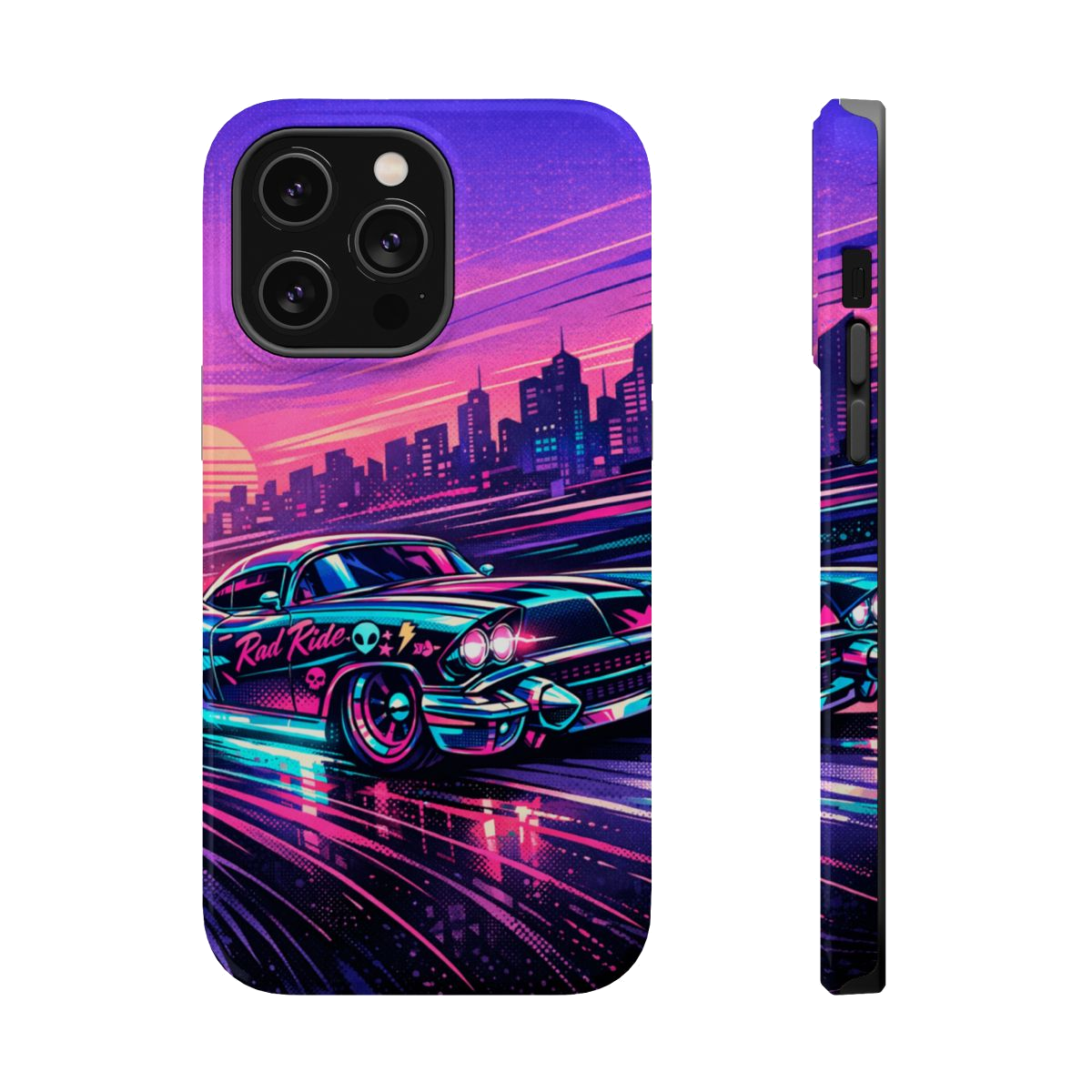 Neon Dream Machine Magnetic Magnetic Phone Case - iPhone 14 Pro Max