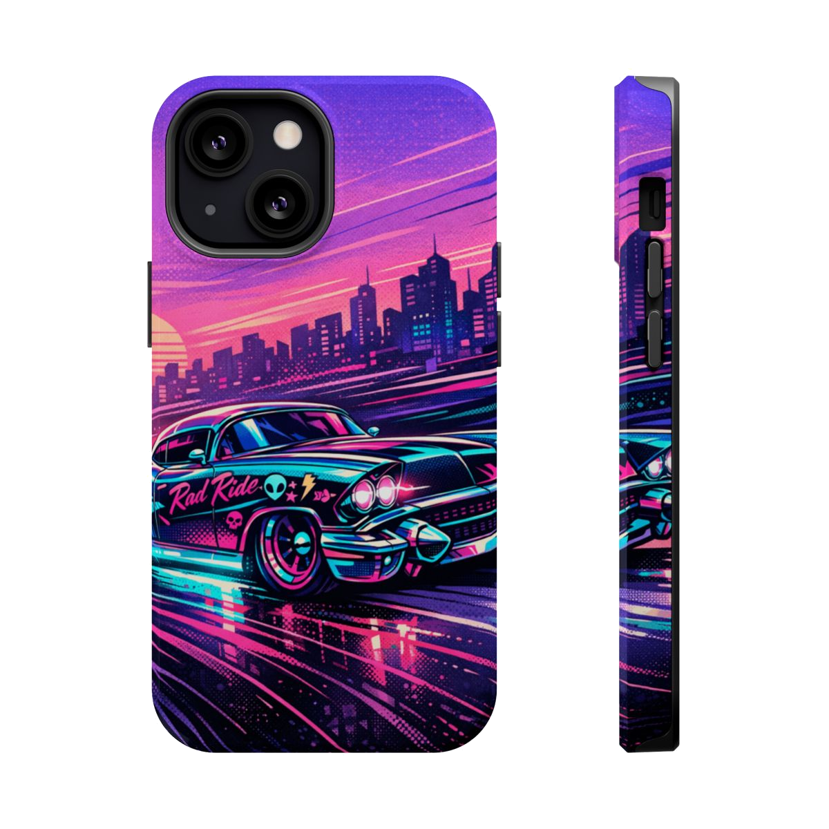 Neon Dream Machine Magnetic Magnetic Phone Case - iPhone 13 Mini