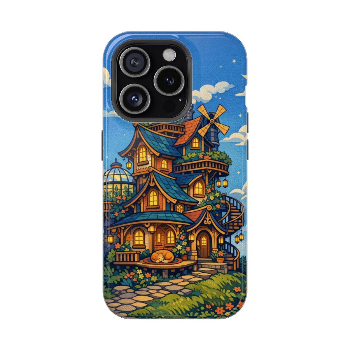 Whimsical Haven Retreat Magnetic Phone Case - iPhone 15 Pro